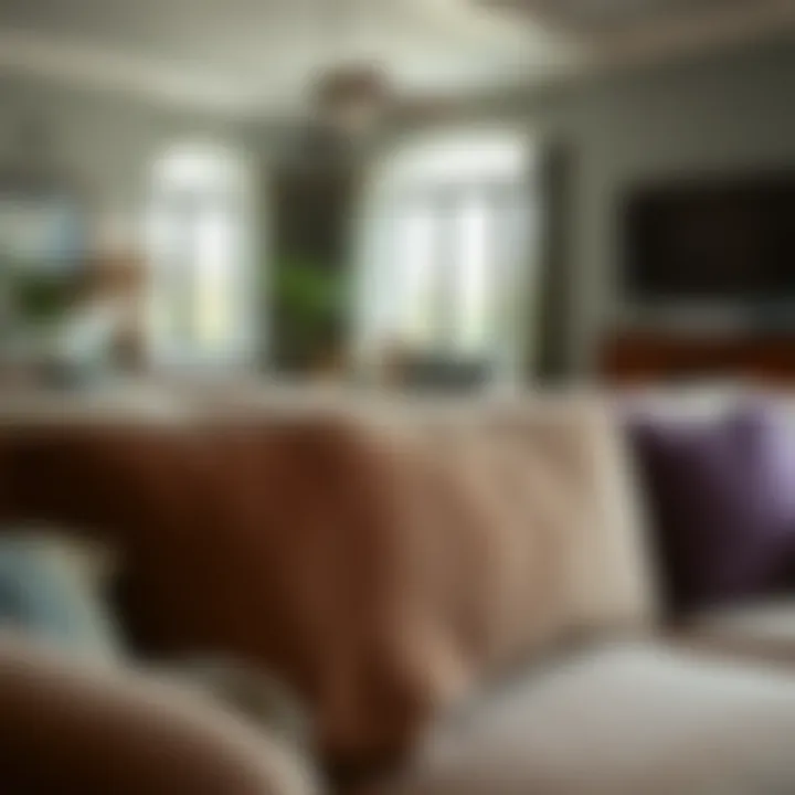 Transformation After Stain Removal Before and after upholstery cleaning