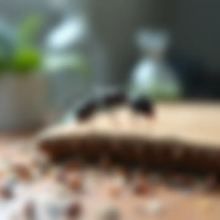 Graphical representation of ant behavior