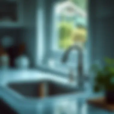 Clean kitchen sink environment