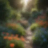 Lush garden with vibrant flowers and minimal weeds