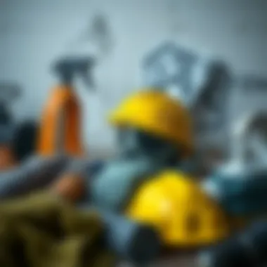 Essential Safety Gear for Mold Removal Illustration of safety gear for mold removal