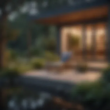 Post-Treatment Outdoor Serenity A serene outdoor scene post-treatment, emphasizing a safe and clean environment.
