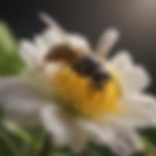 Close-up of a wasp on a flower