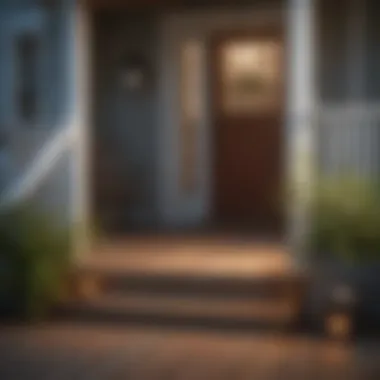 Well-designed porch with fly deterrent features