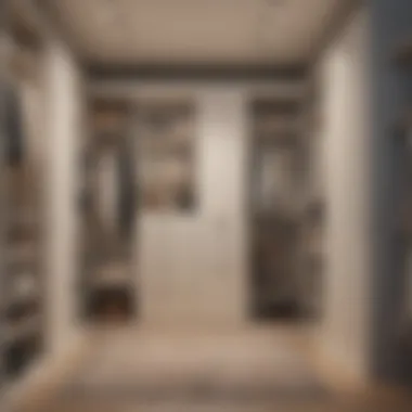 Before and after images of a treated closet, showing moth prevention.