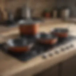 Different types of cookware suitable for glass top stoves