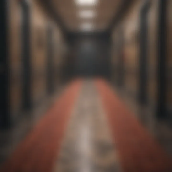 Trendy hallway runner patterns reflecting contemporary design aesthetics