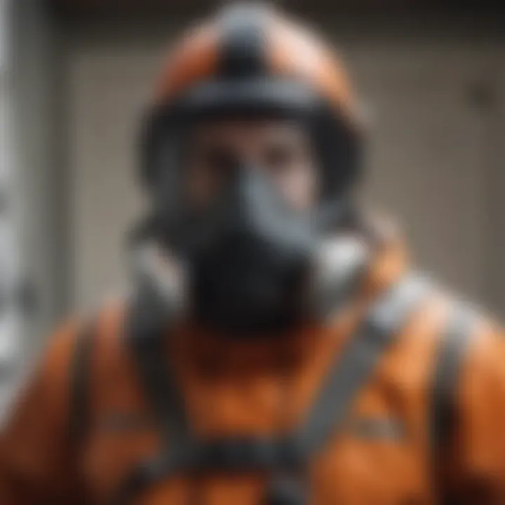 Safety gear for mold removal