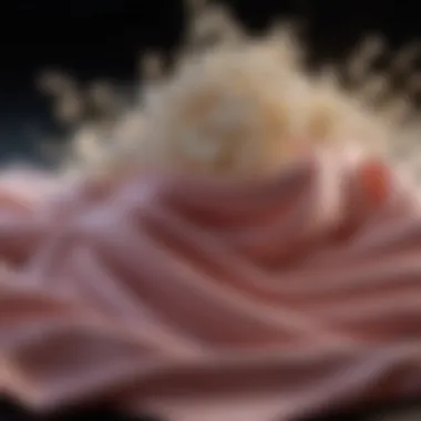 A diverse range of fabric types showcasing their scent retention properties