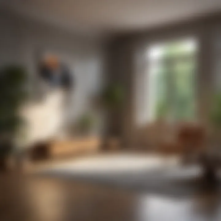 Dynamic interior showcasing a blend of art and play