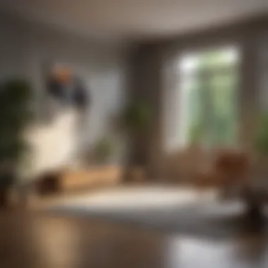 Dynamic Art and Play Dynamic interior showcasing a blend of art and play