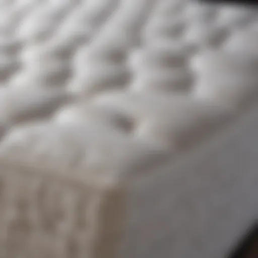 Luxurious mattress topper enhancing comfort