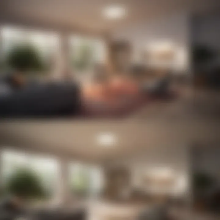 Before and after property value illustration with central AC