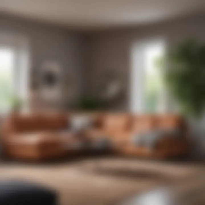 A sectional sofa featuring smart storage solutions