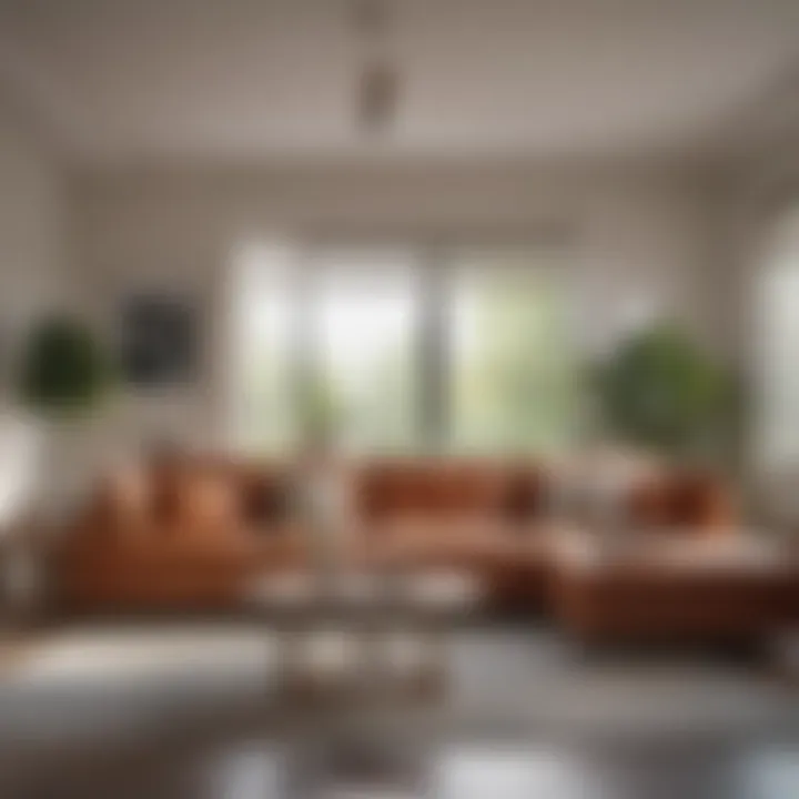 Different configurations of sectional sofas showcasing versatility