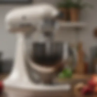 Versatility in KitchenAid Mixer Attachments Close-up of KitchenAid mixer attachments