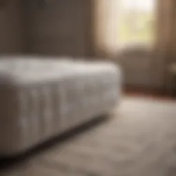 Luxurious mattress showcasing premium materials