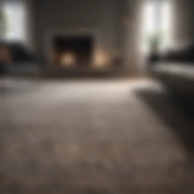 Modern Aesthetic of Area Carpets Elegant area carpet in a modern living room