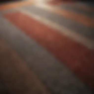 Diverse Materials for Area Carpets Variety of materials used in area carpets