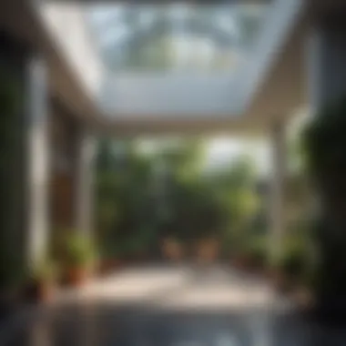 Modern Atrium with Abundant Natural Light Stunning modern atrium addition showcasing natural light