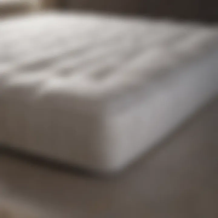 Materials used in mattress pad covers highlighting comfort