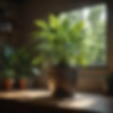Nurturing Growth: The Impact of Cool Light on Plants Vibrant plants thriving under cool light conditions