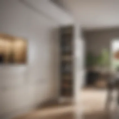 Innovative Kitchen Storage Solutions Innovative storage solutions within tall kitchen cabinets