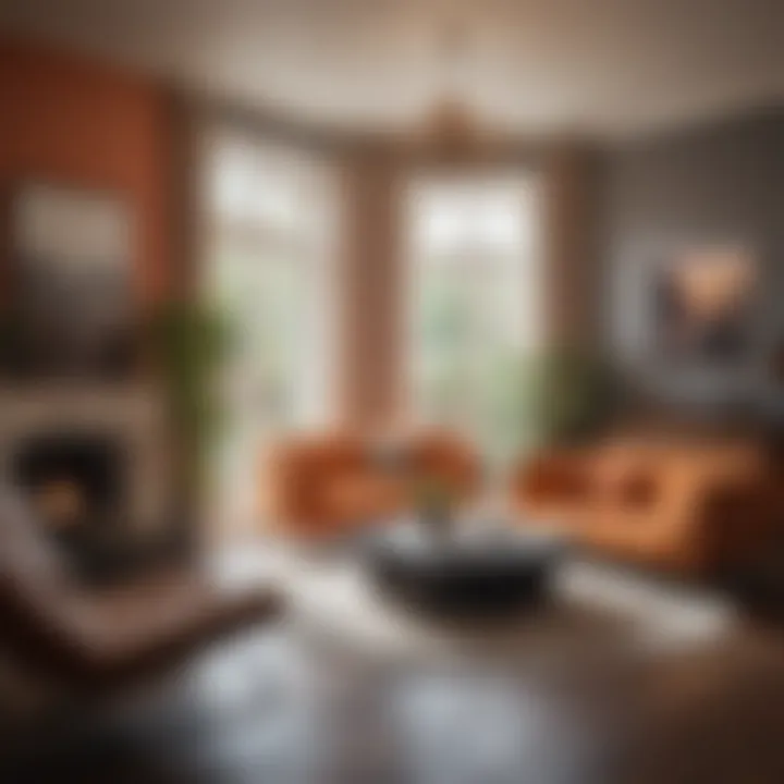 Stylish interior featuring a harmonious color scheme