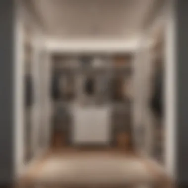 Entry Closet Reflecting Personal Style A beautifully organized entry closet reflecting personal style.
