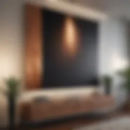 Elegant room panel design showcasing modern aesthetics