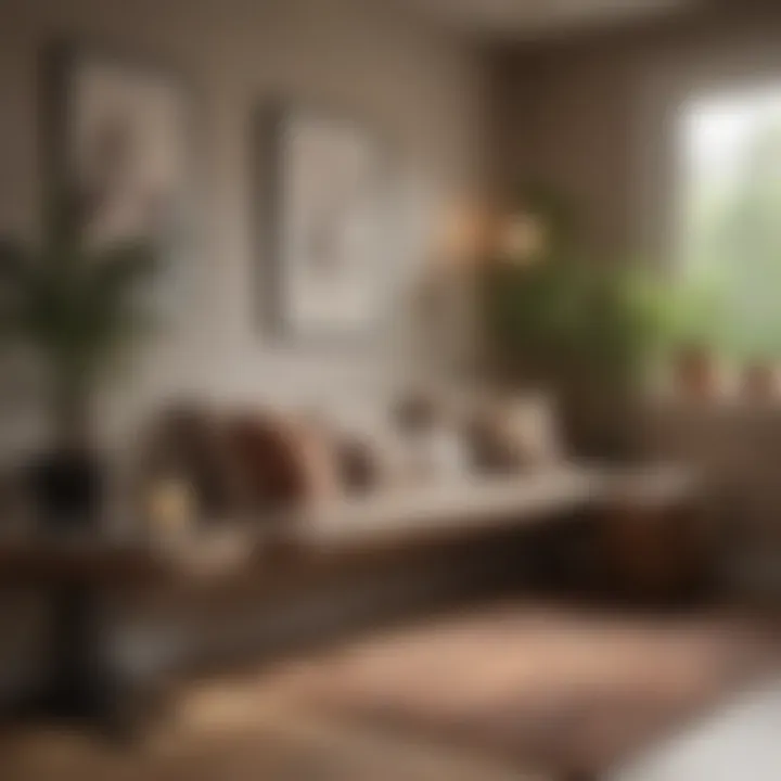 Spacious landing providing a cozy reading nook