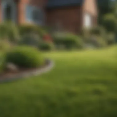 Well-Maintained Lawn After Edging Well-maintained lawn showcasing the results of effective edging