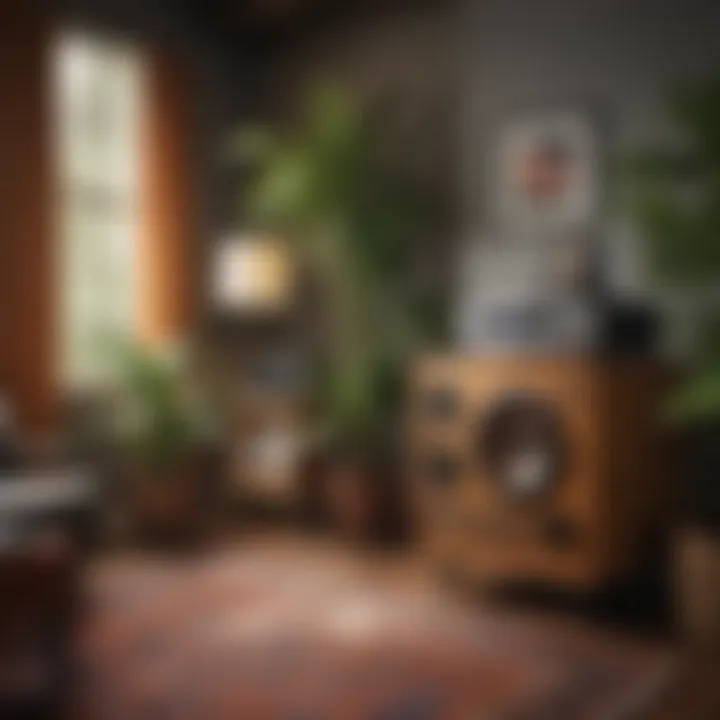 Crosley's vintage-inspired audio equipment in a stylish setup