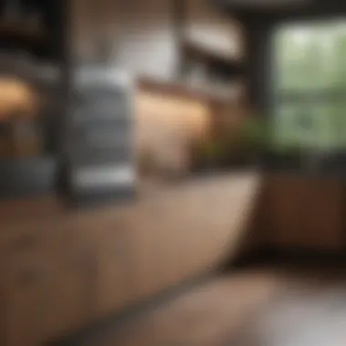 Refreshed Aesthetics with Refaced Cabinets Elegant refaced kitchen cabinets showcasing modern design.