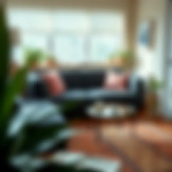 Stylish two-way sofa showcasing versatility in a compact space