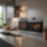 Sleek design of the Wolf countertop oven in a modern kitchen setting