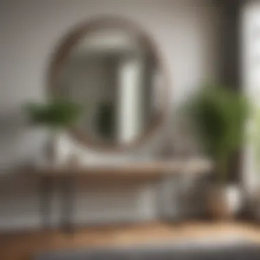 Create a Stunning Entryway with a 5ft Wall Mirror Stylish entryway showcasing a 5ft wall mirror as a focal point