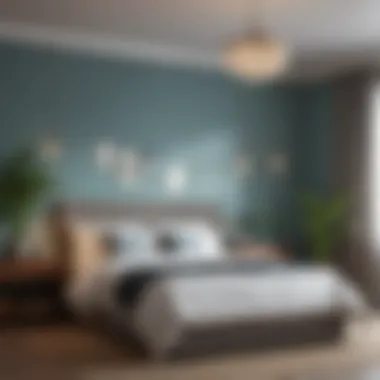 Calming color palette for restful nights