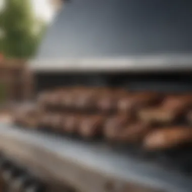 Close-up of high-quality grill materials showcasing durability and craftsmanship