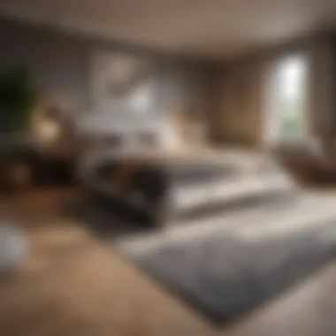 Cozy Bedroom with Personal Style A cozy bedroom highlighting personal style through rug choice