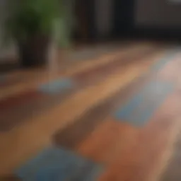 Vibrant color palette for vinyl plank flooring