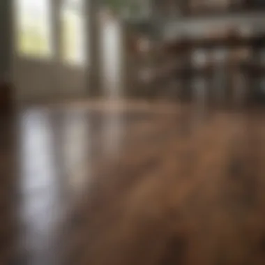 Impact of Lighting on Vinyl Plank Flooring Colors Vinyl plank flooring in a well-lit room