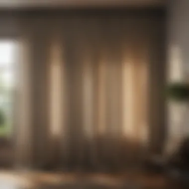 Different curtain hanging methods displayed for comparison