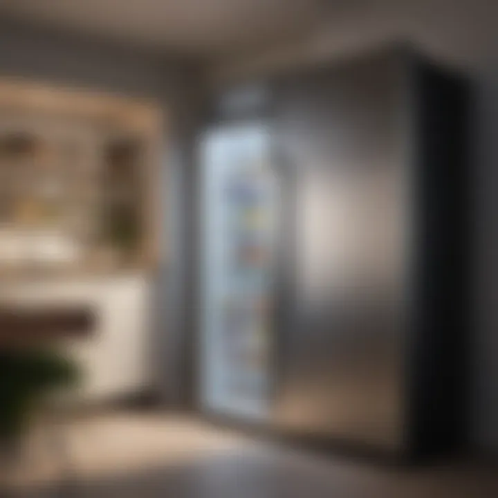 Energy efficiency label indicating superior performance of a luxury appliance