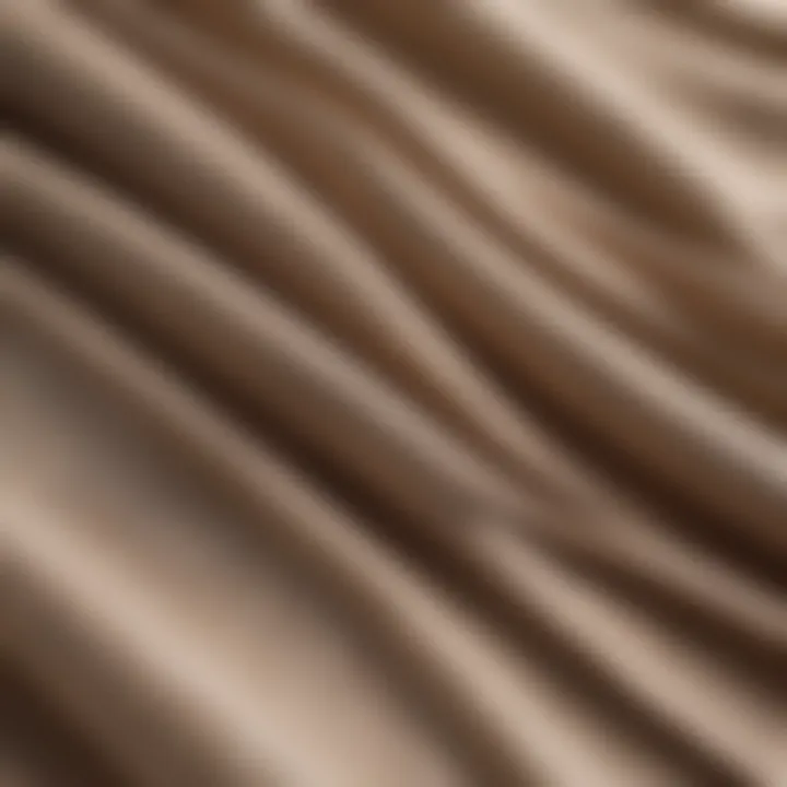 Close-up of fabric samples for high window coverings