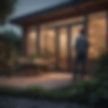 Homeowners discussing renovation plans