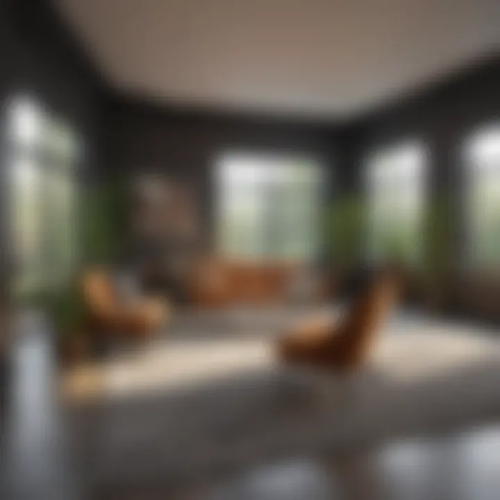 Interior design mockup for added space