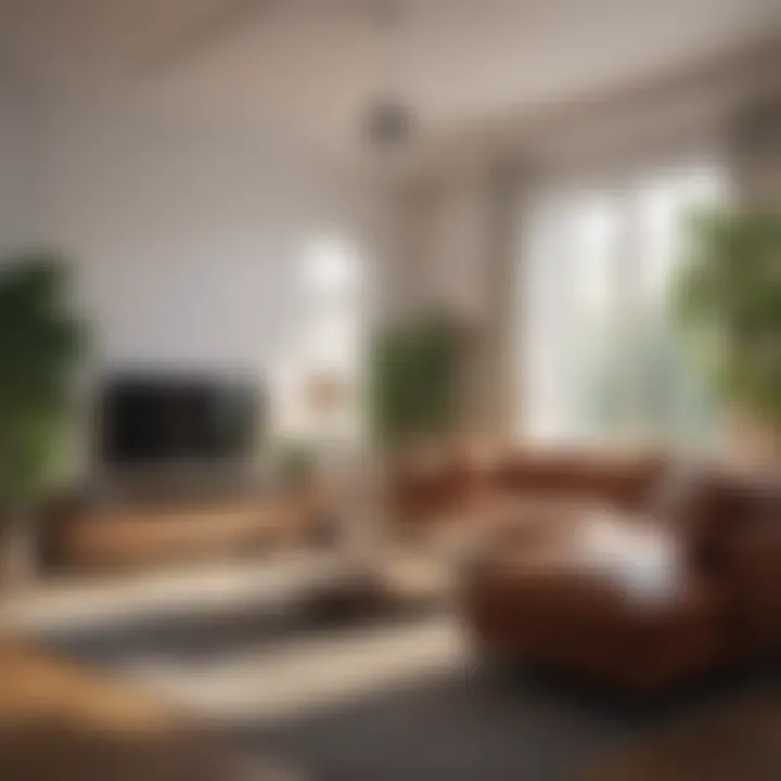 Measuring a living space to find the right couch fit