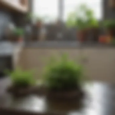 Natural Solutions for Gnat Control Natural gnat-repelling plants in a kitchen