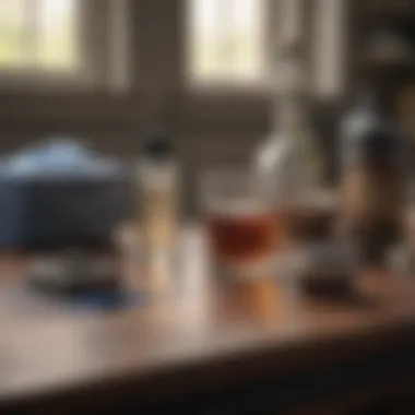 Common household items for stain removal